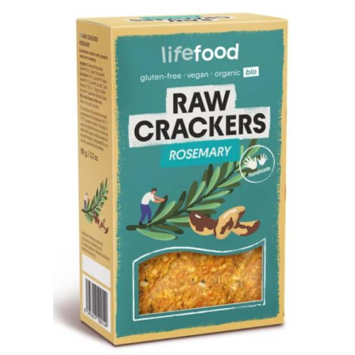 RAW Crackers ROZMARÍN 90g Lifefood RAW Crackers ROZMARÍN 90g Lifefood